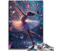 Puzzles pour Adultes 1000 Jeux éducatifs de Danseuse de Ballet Décoration de la Maison Jeu éducatif pour Anniversaire, Noël 50x75cm