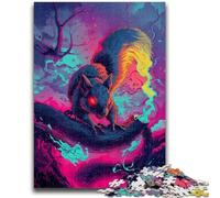 Puzzles pour Adultes 1000 Jeux éducatifs Écureuil de l'enfer Décoration d'intérieur Cadeau d'anniversaire, Cadeaux pour 14 Ans et Plus 50x75cm