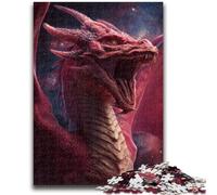 Puzzles pour Adultes 1000 Jeux éducatifs sur Le thème du Dragon Fantastique Décoration d'intérieur Cadeau d'anniversaire, Cadeaux pour Les 14 Ans et Plus 38x26cm
