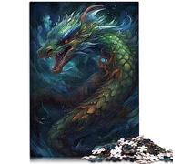 Puzzles pour Adultes 1000 Jouets Dragon Wonder Carton 100% recyclé Chaque pièce est Unique - Jeu Amusant et Stimulant pour Toute la Famille 26 x 38 cm