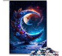 Puzzles pour Adultes 1000 Lunes de rêve cosmiques en Bois,ce Qui en Fait Un Excellent Cadeau pour s'amuser en Famille 50x75cm pour la décoration intérieure,l'entraînement cérébral