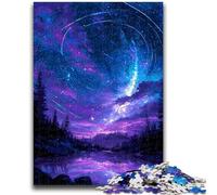 Puzzles pour Adultes 1000 Merveilleux Ciel Nocturne Convient aux 14 Ans et Plus Jeux familiaux Offrez des Cadeaux pour Toute la Famille 50x75cm