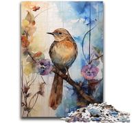 Puzzles pour Adultes 1000 Moineaux sur l'arbre Jeux éducatifs Décoration de la Maison Jeu éducatif pour Anniversaire, Noël 50x75cm