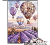 Puzzles pour Adultes 1000 montgolfières, à partir de 14 Ans Chaque pièce est Unique Un Jeu Amusant et Stimulant pour Toute la Famille (Taille 26x38cm)
