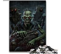 Puzzles pour Adultes 1000 Morts Soldat Zombie Armée Puzzles 1000 pièces pour Adultes pour la Famille et Les Amis, défi cérébral (Taille 26x38cm)