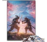 Puzzles pour Adultes 1000 Ninja au Pied du Mont Fuji, pour Les 14 Ans et Plus Chaque pièce est Unique - Jeu Amusant et Stimulant pour Toute la Famille Bon Cadeau (Taille 50x75cm)