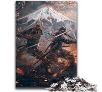 Puzzles pour Adultes 1000 Ninjas au Pied du Mont Fuji, à partir de 14 Ans Chaque pièce est Unique Un Jeu Amusant et Stimulant pour Toute la Famille Bon Cadeau 50x75cm