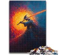 Puzzles pour Adultes 1000 Ninjas Japonais, Amusants en Famille, idéal comme Cadeau pour Toute la Famille, à partir de 14 Ans, 50x75cm