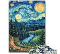 Puzzles pour Adultes 1000 Nuits de forêt pour Les 14 Ans et Plus Jeu de réflexion pour Adultes et Adolescents 50x75cm