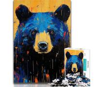 Puzzles pour Adultes 1000 Ours Bruns, pour stimuler Le Cerveau, Jouets addictifs pour cultiver la Patience, Collection d'artistes, Beaux-Arts (75x50cm)
