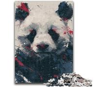 Puzzles pour Adultes 1000 Pandas aquarelles, Jeu Stimulant, Jouets à Offrir en Cadeau à Toute la Famille à partir de 14 Ans, 26x38cm