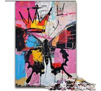 Puzzles pour Adultes 1000 Papillons Style Basquiat, adaptés aux Personnes de 14 Ans et Plus Difficile à compléter mais Amusant et Humoristique Superbe Cadeau (Taille 50x75cm)