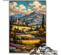 Puzzles pour Adultes 1000 paysages de Provence française pour Les Adolescents, Les Couples et Les Amis pour Les Anniversaires et Noël (Taille 50x75cm)