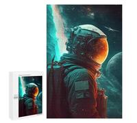 Puzzles pour Adultes 1000 PCS Astronaut Lost in Space Puzzles pour Adolescents, Jouets, Décoration Murale, Motifs À Assembler, Cadeaux pour Les Amis Et La Famille 1000 PCS