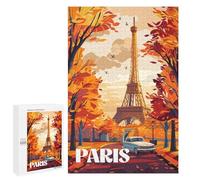 Puzzles pour Adultes 1000 PCS Autumn in Paris Puzzle pour Adultes - Jeux Relaxants - Difficulté : Difficile - Cadeaux pour Les Amis Et La Famille 1000 PCS