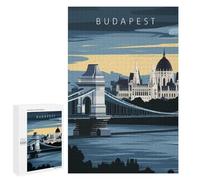 Puzzles Pour Adultes 1000 PCS Budapest Cityscape Puzzle Pour Les Adolescents Jeux Familiaux Difficile Pour Est Idéal Comme Cadeau 1000 PCS