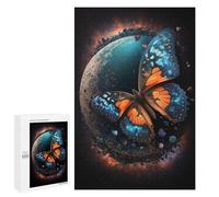 Puzzles pour Adultes 1000 PCS Butterfly Galaxy Art Print-1 Puzzle pour Adolescents Assemblage De Motifs Interaction Parent-Enfant Jeu Au Design Attrayant 1000 PCS