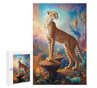 Puzzles pour Adultes 1000 PCS Celestial Cheetah Puzzle pour Adultes - Jeux Relaxants - Difficulté : Difficile - Cadeaux pour Les Amis Et La Famille 1000 PCS