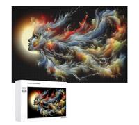 Puzzles pour Adultes 1000 PCS Cosmic Abstract Profile Puzzle pour Adultes, Jouet, Décoration Murale, Cadeau pour Femmes, pour Les Jeux 1000 PCS