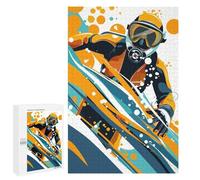 Puzzles pour Adultes 1000 PCS Diver Colorful Puzzle pour Adultes, Jeu De Réflexion, Décoration Murale, Cadeau d'anniversaire, Cadeaux, 1000 PCS