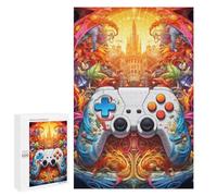Puzzles pour Adultes 1000 PCS Fantasy Game Controller Artwork Puzzles pour Adultes Jeux De Société Cadeau d'anniversaire Cadeaux De Noël 1000 PCS