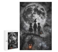Puzzles pour Adultes 1000 PCS Halloween Night Out Puzzle pour Adultes - Jeux Relaxants - Difficulté : Difficile - Cadeaux pour Les Amis Et La Famille 1000 PCS
