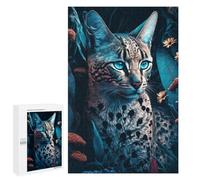 Puzzles pour Adultes 1000 PCS Jaguar in Enchanted Garden Puzzles pour Adolescents, Jeux De Réflexion, Décoration Murale, Cadeaux De Noël Et d'anniversaire 1000 PCS