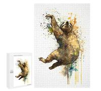 Puzzles pour Adultes 1000 PCS Jump Sloth Puzzles pour Adultes - Décoration Murale - Décoration Parfaite - Défi À Relever 1000 PCS