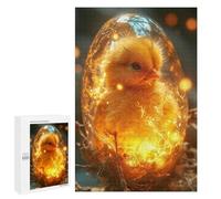 Puzzles pour Adultes 1000 PCS Little Chick Egg Rebirth Puzzles pour Adultes, Jouets Anti-Stress, Améliorent La Mémoire, Cadeau d'anniversaire, Présents, 1000 PCS