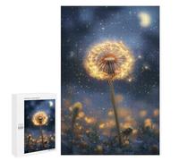 Puzzles pour Adultes 1000 PCS Magical Dandelion Night Sky -1 Puzzle pour Adolescents Assemblage De Motifs Interaction Parent-Enfant Jeu Au Design Attrayant 1000 PCS