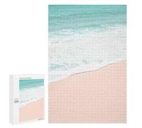 Puzzles pour Adultes 1000 PCS Pink Beach Puzzle pour Adultes - Jeux Relaxants - Difficulté : Difficile - Cadeaux pour Les Amis Et La Famille 1000 PCS