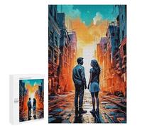 Puzzles pour Adultes 1000 PCS Post-Apocalyptic Couple Puzzles pour Adultes Jeux Relaxants Améliorent La Mémoire Cadeaux d'anniversaire Et De Noël Uniques 1000 PCS