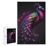Puzzles pour Adultes 1000 PCS Puzzles Beautiful Peacock Puzzle pour Adultes - Décoration Murale - Idéal pour Les Parents Et Les Enfants 1000 PCS