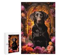 Puzzles pour Adultes 1000 PCS Puzzles Chocolate Labrador Puzzles pour Adolescents Jeu Pratique Course De Vitesse Interaction Parent-Enfant 1000 PCS