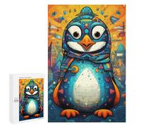 Puzzles pour Adultes 1000 PCS Puzzles Colorful Penguin Artwork-1 Puzzles pour Adolescents Jeu Manuel Décoration Parfaite Cadeaux d'anniversaire Et Cadeaux Uniques 1000 PCS