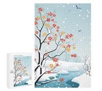 Puzzles pour Adultes 1000 PCS Puzzles Colorful Winter Magic Puzzle pour Adultes, Jouet, Décoration Murale, Anti-Stress, Difficile Et Stimulant 1000 PCS