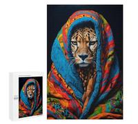 Puzzles pour Adultes 1000 PCS Puzzles Cozy Cheetah Puzzles pour Adultes - Décoration Murale - Difficile - Stimule Le Cerveau 1000 PCS