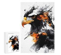Puzzles pour Adultes 1000 PCS Puzzles Eagle Portrait with Watercolor Effect Puzzle pour Adultes - Décoration Murale - Idéal pour Les Parents Et Les Enfants 1000 PCS