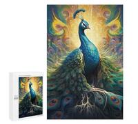Puzzles pour Adultes 1000 PCS Puzzles Enchanted Peacock Majesty -1 Puzzles pour Adolescents Jeu Manuel Décoration Parfaite Cadeaux d'anniversaire Et Cadeaux Uniques 1000 PCS