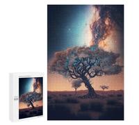 Puzzles pour Adultes 1000 PCS Puzzles Galactic Desert Dreamscape Puzzles pour Adultes - Décoration Murale - Difficile - Stimule Le Cerveau 1000 PCS