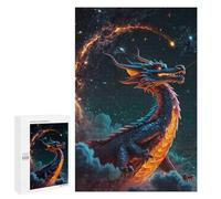Puzzles pour Adultes 1000 PCS Puzzles Galactic Guardian Dragon Puzzles pour Adultes - Décoration Murale - Difficile - Stimule Le Cerveau 1000 PCS