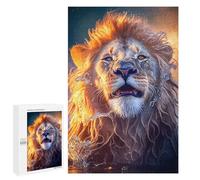 Puzzles pour Adultes 1000 PCS Puzzles Golden Lion's Majesty -1 Puzzles pour Adolescents Jeu Manuel Décoration Parfaite Cadeaux d'anniversaire Et Cadeaux Uniques 1000 PCS