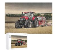 Puzzles pour Adultes 1000 PCS Puzzles Modern Farm Tractor in Action -1 Puzzles pour Adolescents Jeu Manuel Décoration Parfaite Cadeaux d'anniversaire Et Cadeaux Uniques 1000 PCS