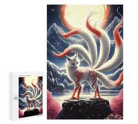 Puzzles pour Adultes 1000 PCS Puzzles Mystical Nine Tailed Fox Puzzles Jeux Amusants mais Aussi Humoristiques Cadeaux Uniques pour Un Anniversaire Et Noël 1000 PCS
