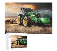 Puzzles pour Adultes 1000 PCS Puzzles Powerful Farm Tractor in Action -6 Puzzles pour Adolescents Jeu Manuel Décoration Parfaite Cadeaux d'anniversaire Et Cadeaux Uniques 1000 PCS