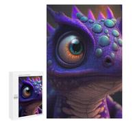 Puzzles pour Adultes 1000 PCS Puzzles Purple Fantasy Creature Puzzles pour Adultes - Décoration Murale - Difficile - Stimule Le Cerveau 1000 PCS