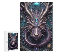 Puzzles pour Adultes 1000 PCS Puzzles Quantum Dragon Portrait Jeu De Puzzle Casse-tête Une Œuvre d'art Cadeaux d'anniversaire Et Cadeaux Uniques 1000 PCS
