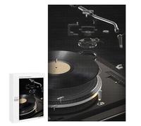 Puzzles pour Adultes 1000 PCS Puzzles Vinyl Turntable Dissection Puzzles pour Adolescents Jeu Pratique Course De Vitesse Interaction Parent-Enfant 1000 PCS