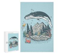 Puzzles pour Adultes 1000 PCS Save The Ocean Puzzle pour Adultes - Jeux Relaxants - Difficulté : Difficile - Cadeaux pour Les Amis Et La Famille 1000 PCS