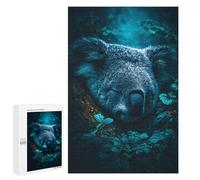 Puzzles pour Adultes 1000 PCS Sleeping Koala in Amazon Rainforest Puzzle pour Adolescents Assemblage De Motifs Interaction Parent-Enfant Jeu Au Design Attrayant 1000 PCS